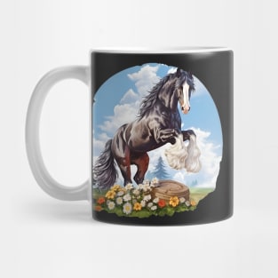 Shire or Clydesdale Draft Horse Sticker Mug